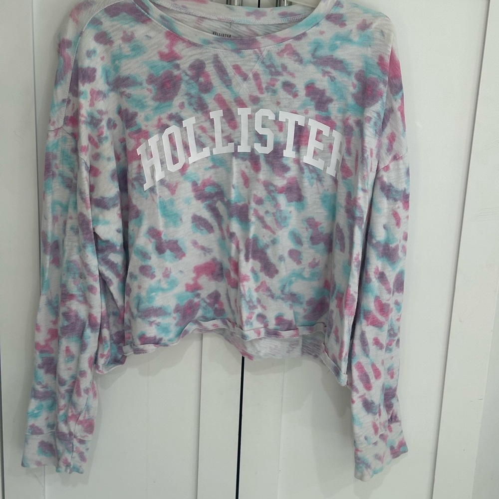 Hollister Pastel Tie-Dye Top